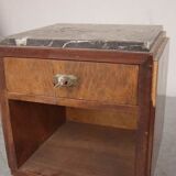 Pair of nightstands 1930 mahogany & rosewood