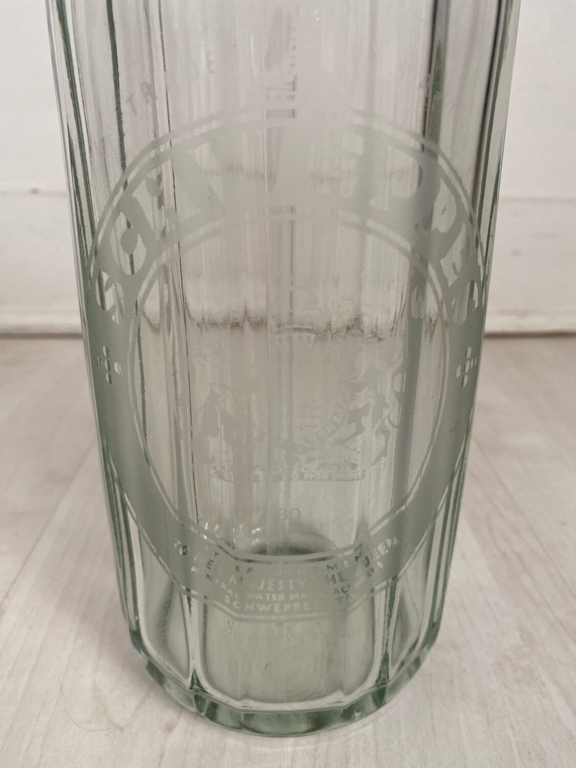 Old Schweppes advertising siphon