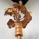 Ornamental floor lamp with "flower" patterns from the 1970s.