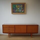 Modernist long sideboard of the 1970s