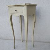 Side table or bedside patinated Louis XV style patinated