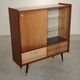 East German sideboard/glass cabinet from the 1960s