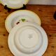 Set of 4 Digoin Sarreguemines Sirocco pattern soup plates