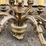 6-light bronze chandelier