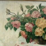 Large Still Life Flowers Painting 136 x 68