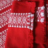 Tablecloth + 12 old napkins