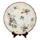 Large round patinated dish, Strasbourg model, Sarreguemines, 1880-1918