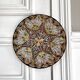 Decorative plate painted flowers