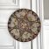 Decorative plate painted flowers