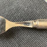 Set of plexiglass and stainless steel cutlery "Italy" from the 80s