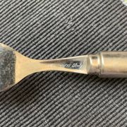 Set of plexiglass and stainless steel cutlery "Italy" from the 80s