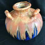 Vase with 3 handles - Gilbert Méténier - Fabrique Méténier à Gannat Art deco - art stoneware