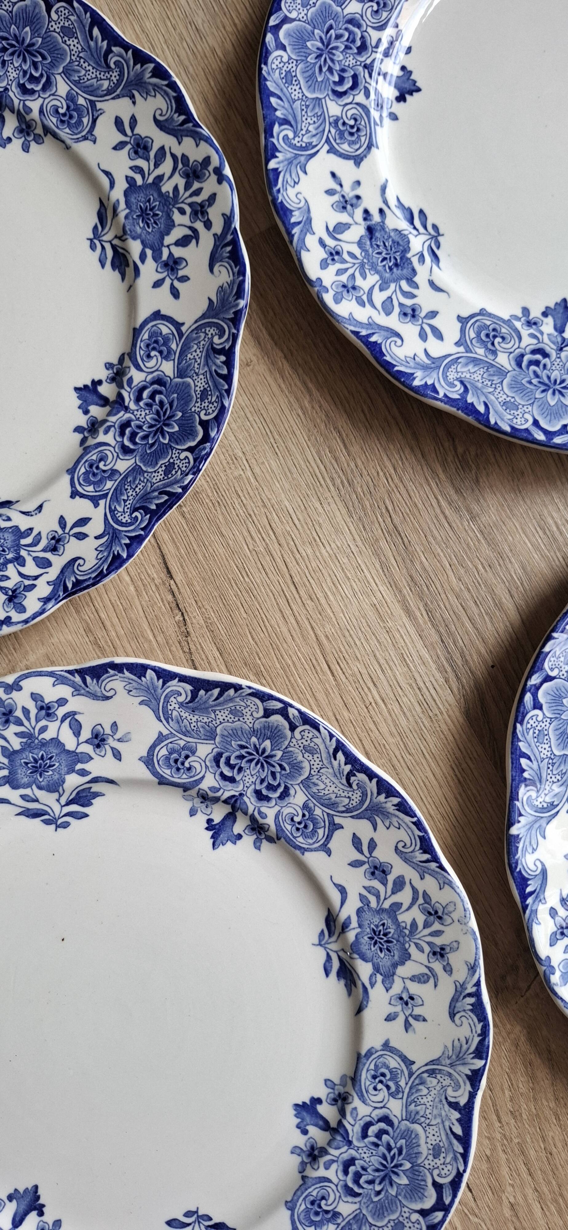 Set of 6 flat plates Dordrecht BFK 1920