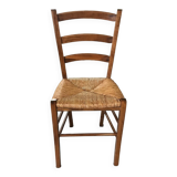 Country house style chair in solid beech