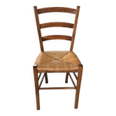 Country house style chair in solid beech