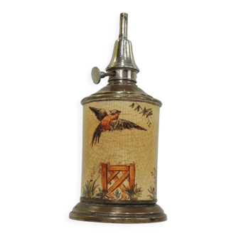 Old ceramic oil lamp vintage