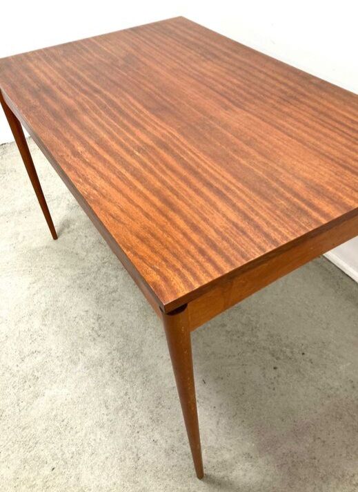 Mahogany SAM table, DREVOTAR edition, Czechoslovak vintage 1960s