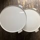 Pair of nesting coffee tables, space age Italian design 1960 Kastilia.