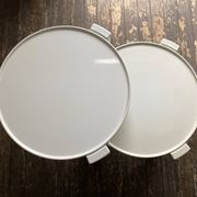 Pair of nesting coffee tables, space age Italian design 1960 Kastilia.