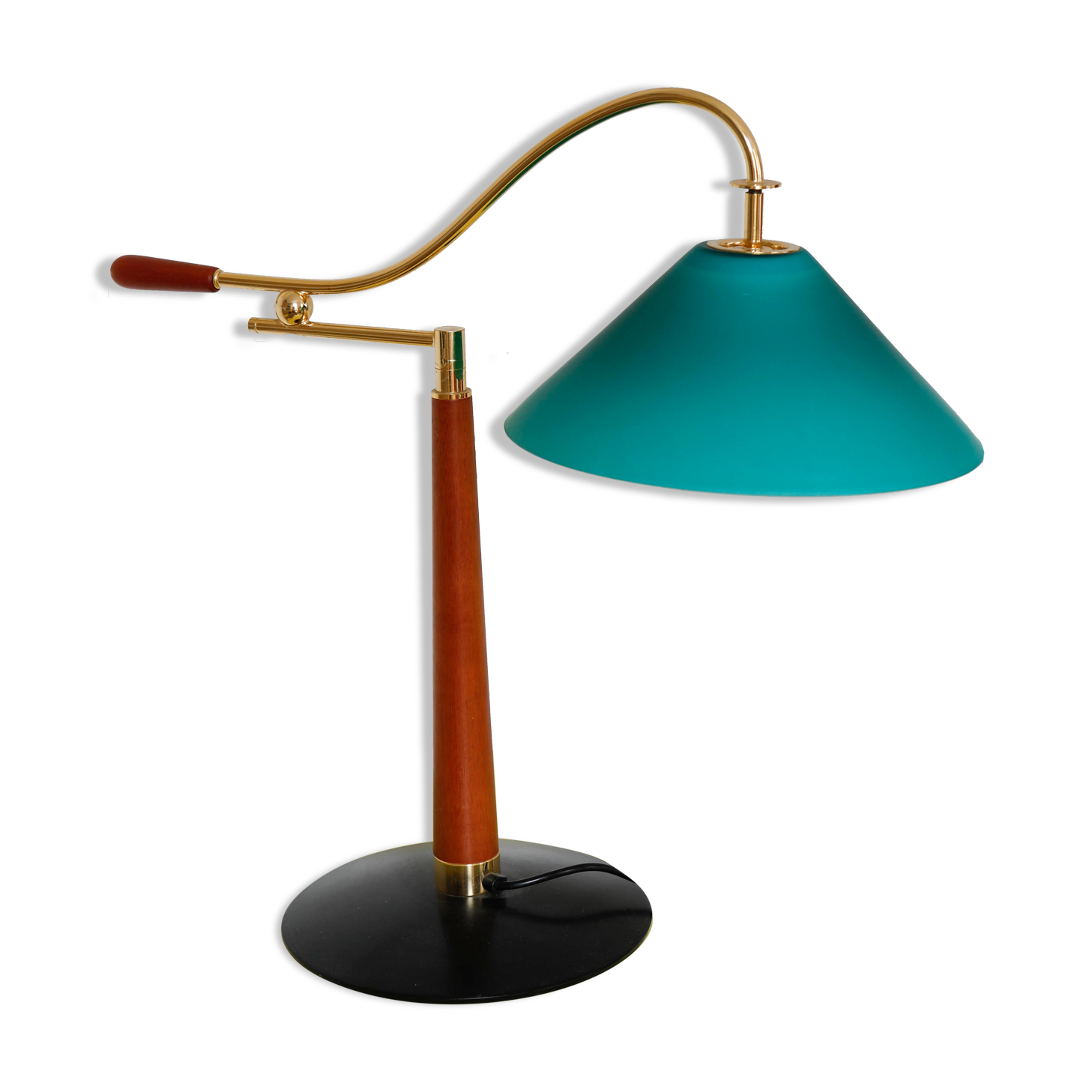 Desk lamp XXL Opaline Turquoise Italy 70