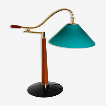 Desk lamp XXL Opaline Turquoise Italy 70