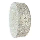 Vintage Glass Wall Or Ceiling Light, 1970s