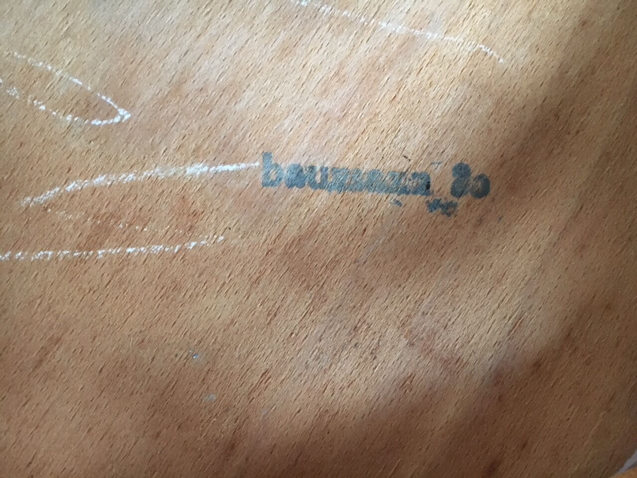 Ensemble de 6 chaises Baumann bistrot en bois clair