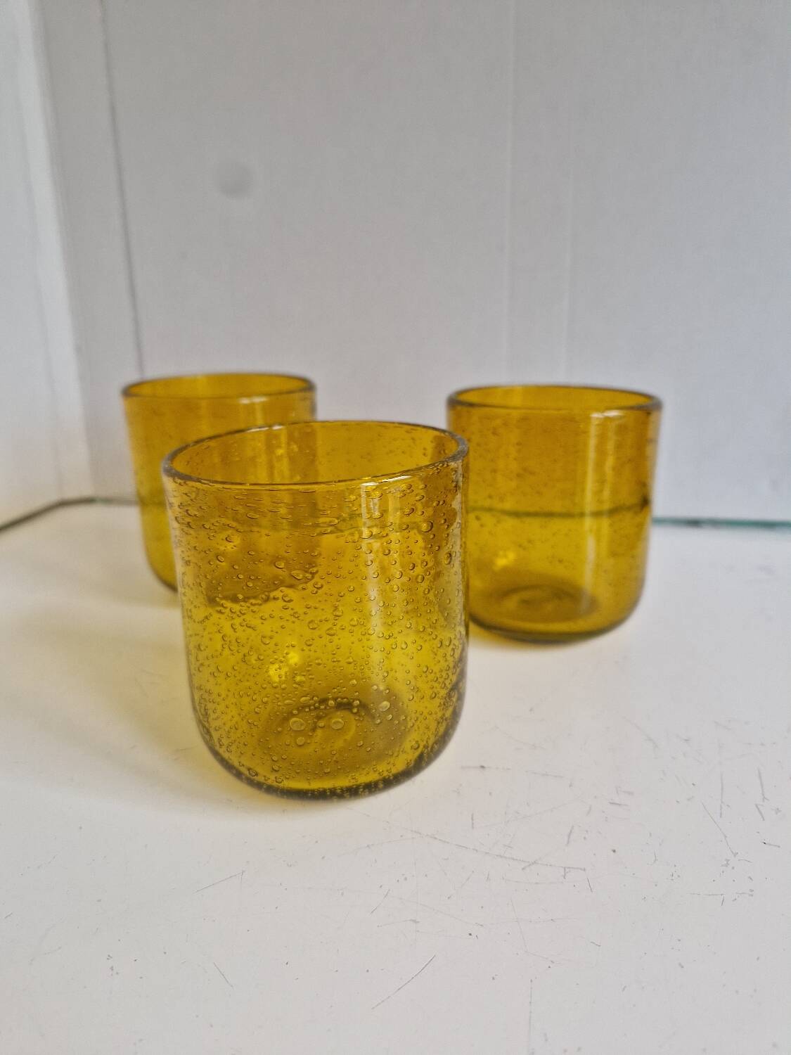 Set of 3 Blown Glass