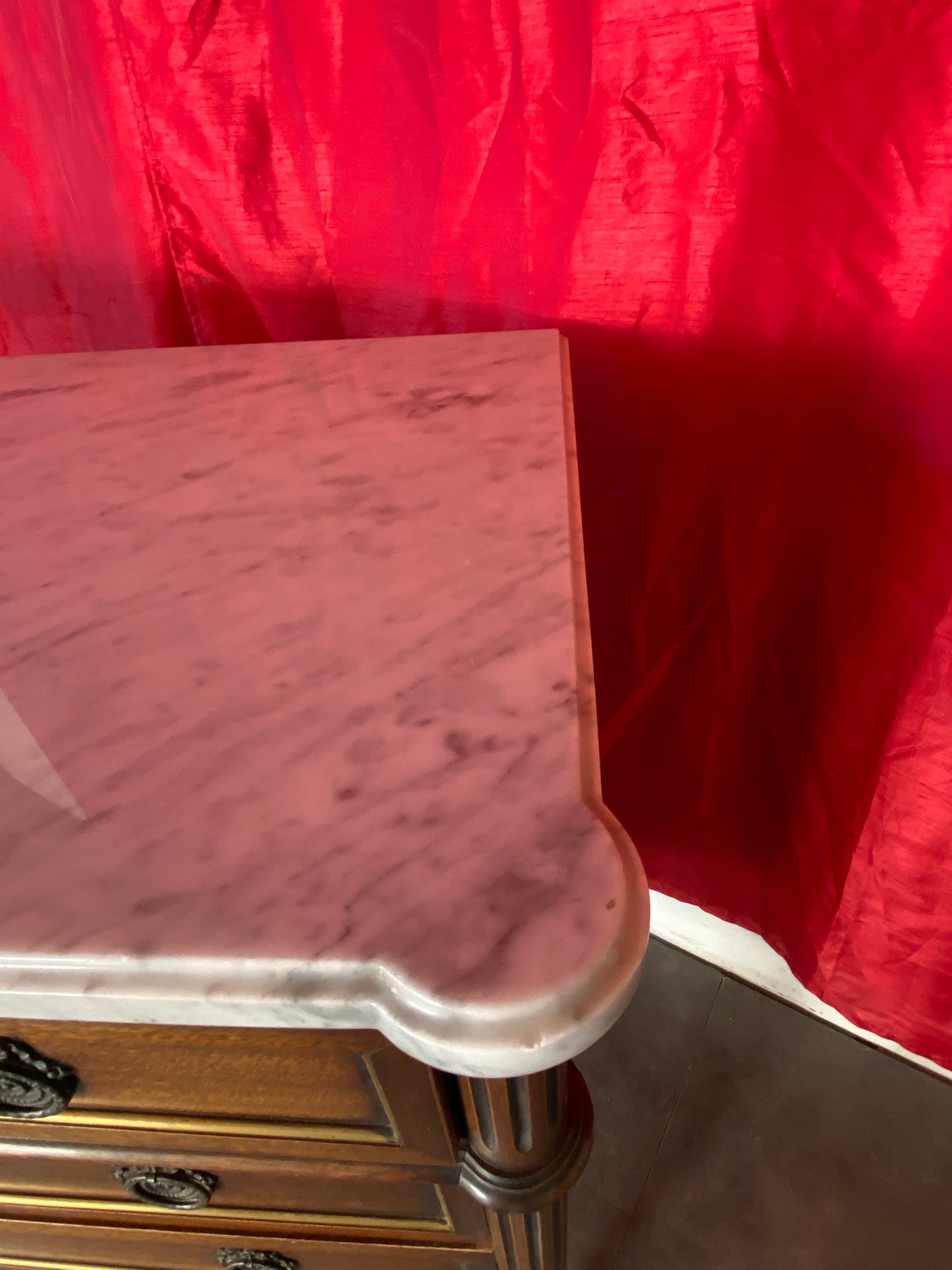 Mahogany chest of drawers Louis XVI 1950