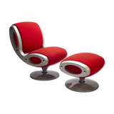 Gluon chair et ottoman par Marc Newson, édition Moroso Italy