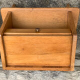 Pair of bedside feet compass solid oak vintage 1950