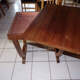 Art deco 1930s pine table