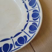 Porcelain dish Tahiti Digoin Sarreguemines