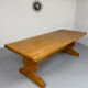 Ancienne table en pin monastère ferme / chalet années 60 vintage XXL