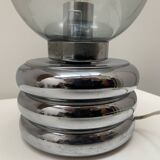 Chromed metal lamp, 1970s