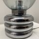 Chromed metal lamp, 1970s