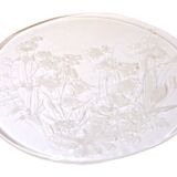 Decorative glass plate, Wiesengrund, Germany, 33 x 1cm