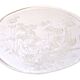 Decorative glass plate, Wiesengrund, Germany, 33 x 1cm