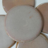 6 flat plates in Vintage stoneware