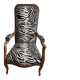 Zebra armchair