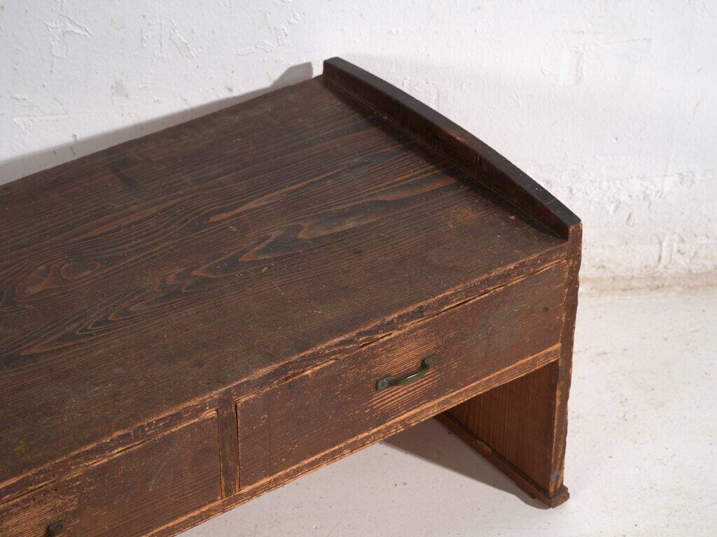 Japanese low table with cedar drawers – Showa period (c. 1926–1970)