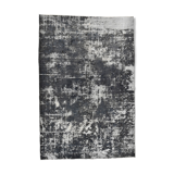 Gray & blue tones distressed carpet 285x187cm