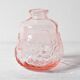 Vintage Small Pink Glass Decanter with Stopper: Mid-Century Empoli Italian