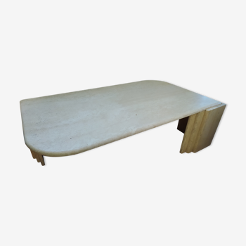 Table basse marbre travertin