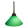 Vintage pendant lamp – billiard lamp – opaline glass – brass – 1960s