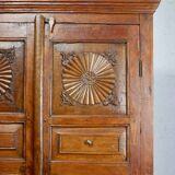 Antique carved wooden cabinet