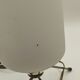 Vintage 1950 Arlus table lamp / Golden metal tripod and opaline