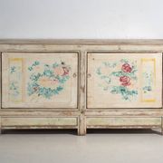 Antique buffet painted in pine wood – China, circa 1930