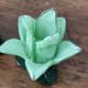 Glass Flower Candle Holder Set