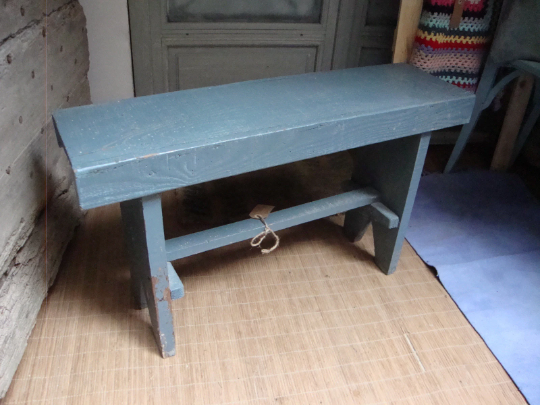 Vintage wooden bench